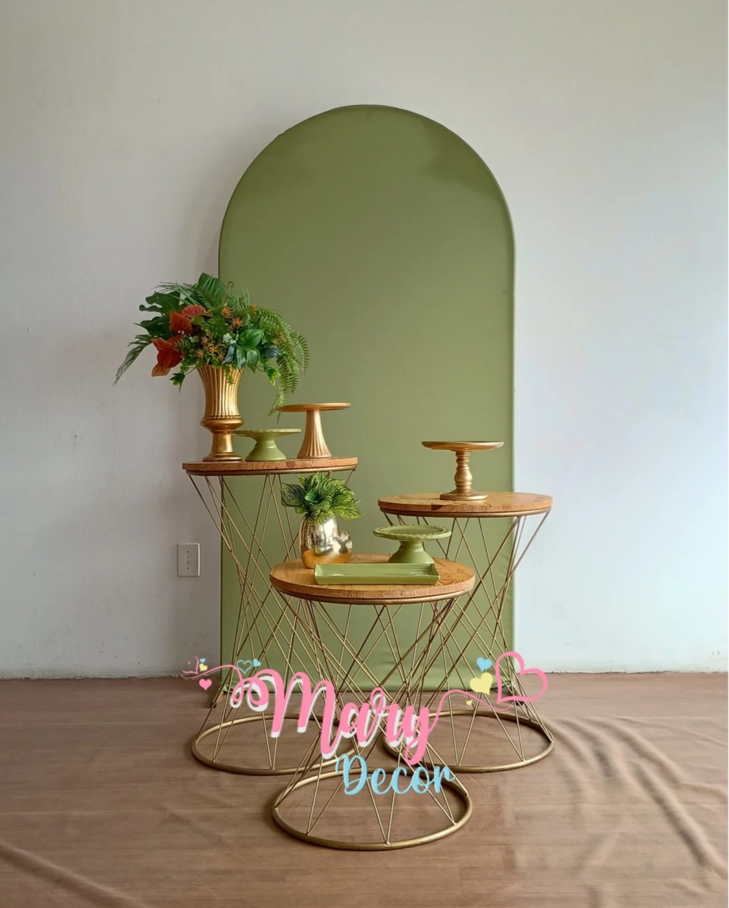 Verde Oliva Kit Celebre - Mary Decor Festas & Locações