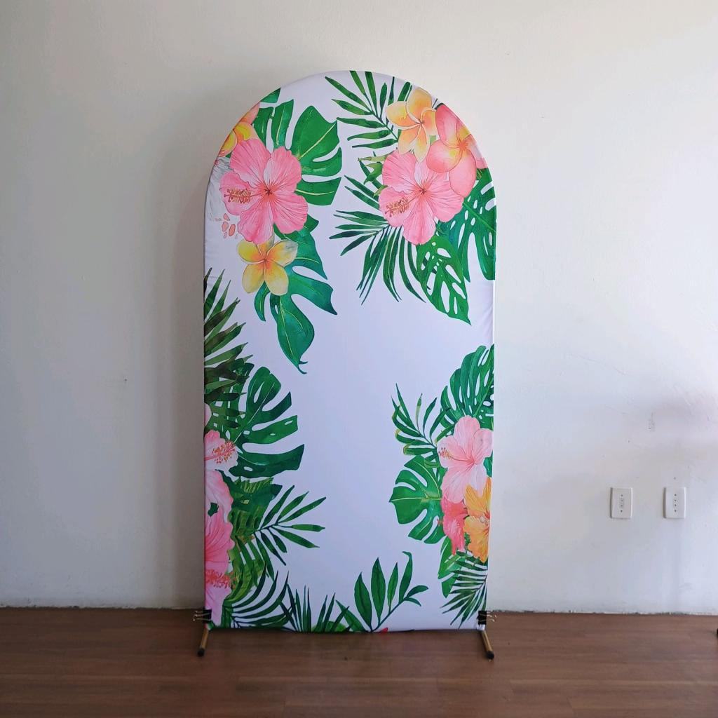 Capa Para Painel Romano Tropical - Mary Decor Festas & Locações