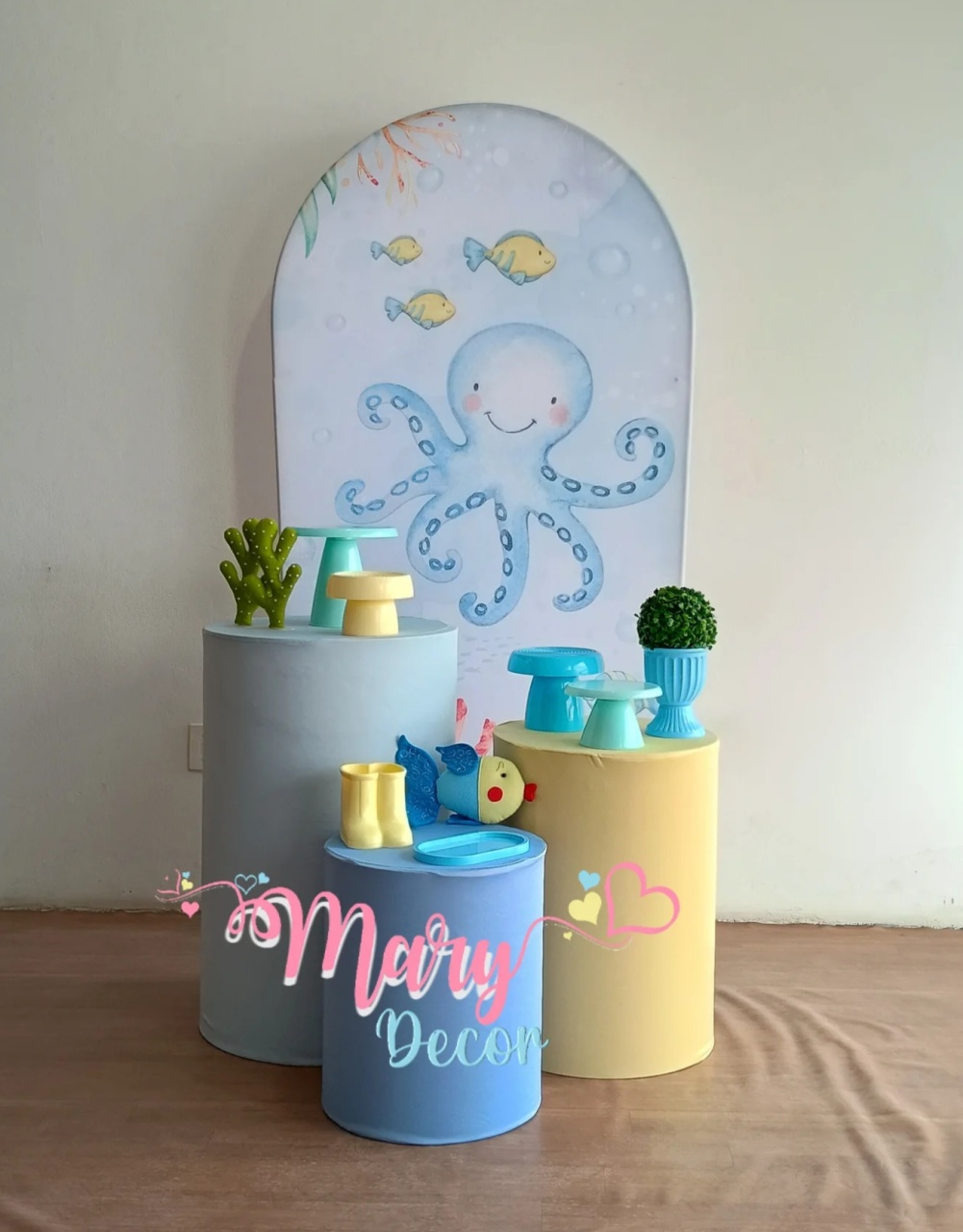 Fundo Do Mar Kit Celebre Básico - Mary Decor Festas & Locações