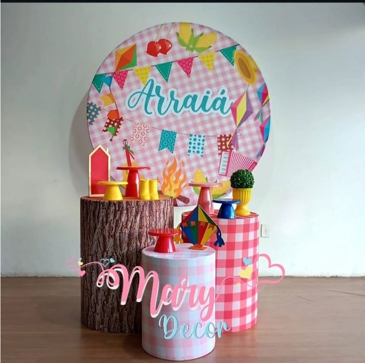 Arraia Kit Só Um Bolinho   - Mary Decor Festas & Locações