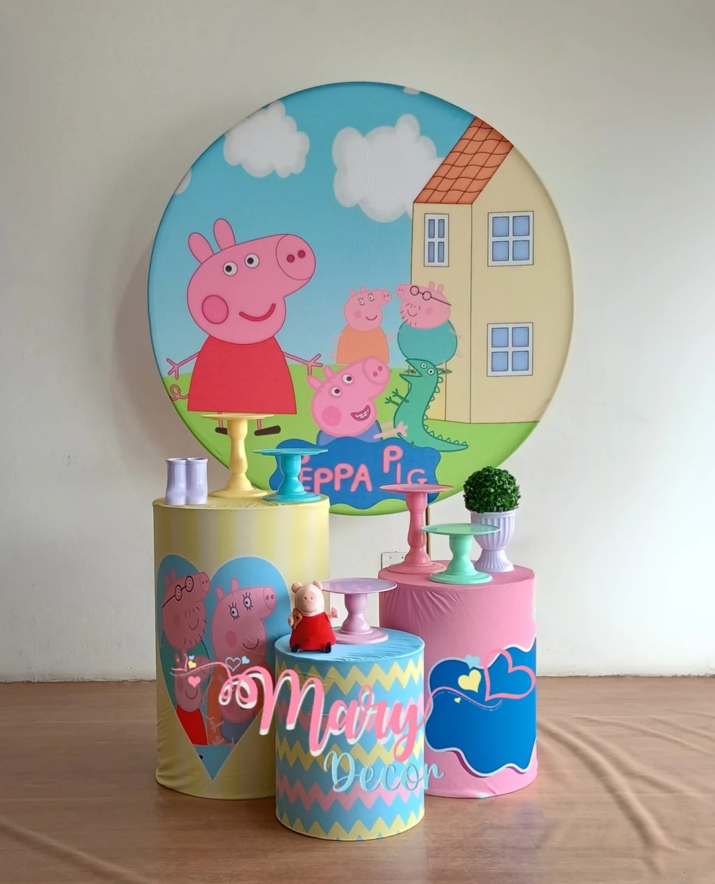 Pepa  Pig Kit Só Um Bolinho  - Mary Decor Festas & Locações