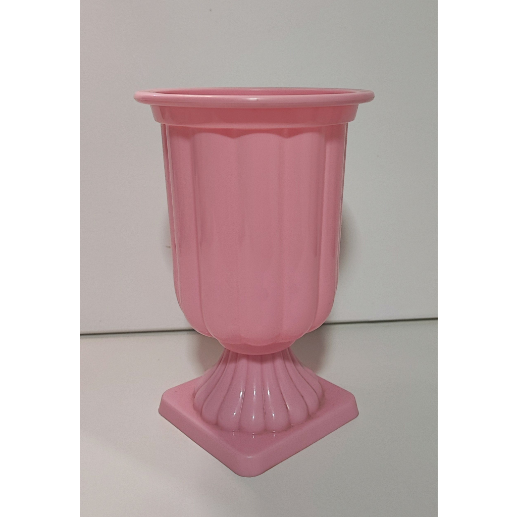 Vaso Plástico Rosa - Mary Decor Festas & Locações