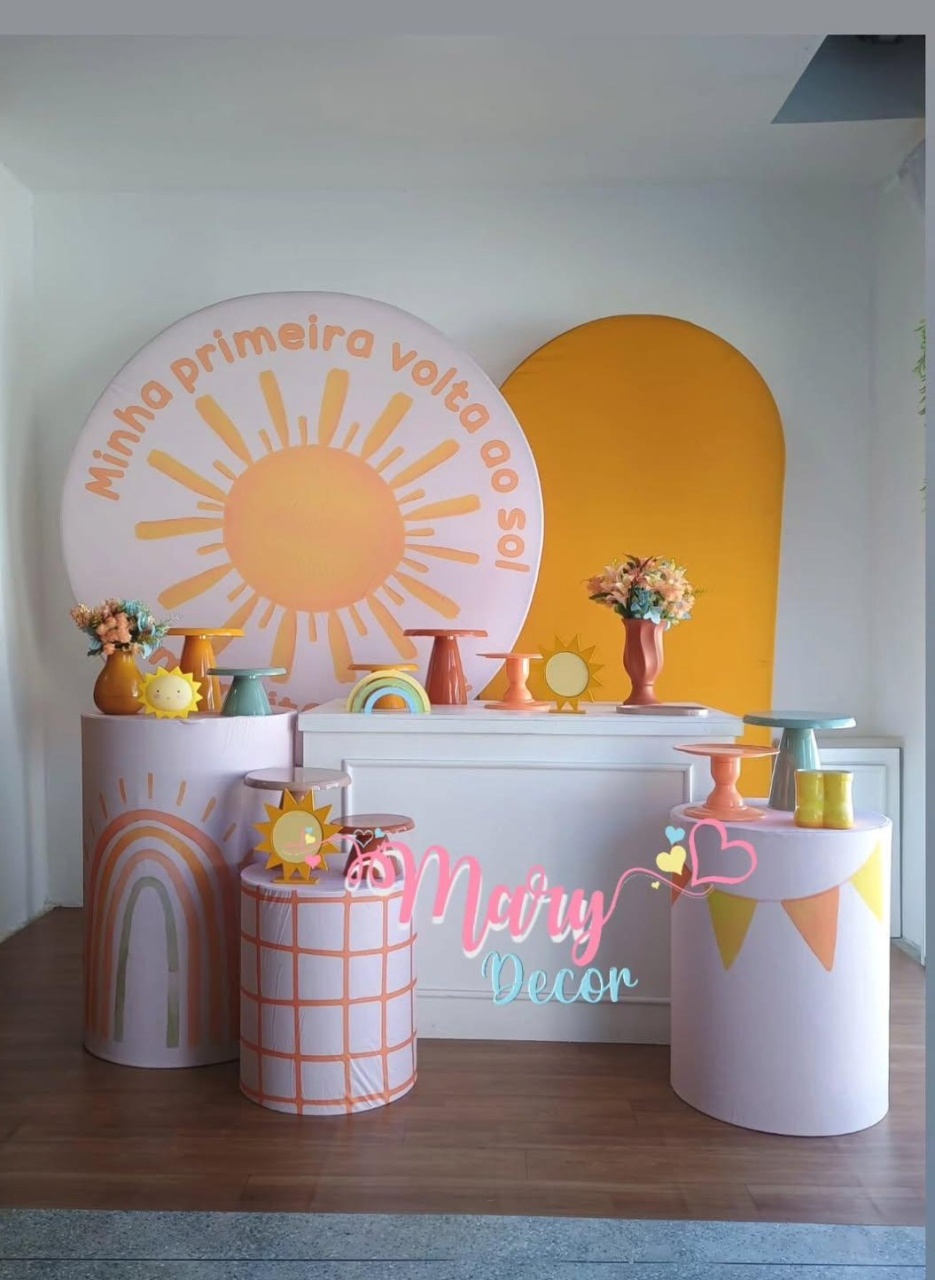 Minha 1 Volta Ao Sol Kit Comemore  - Mary Decor Festas & Locações