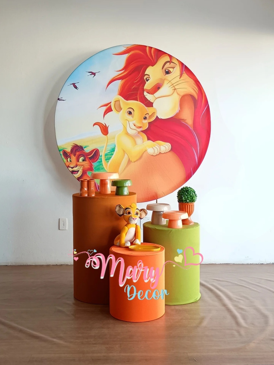 Rei Leão Kit Básico  - Mary Decor Festas & Locações