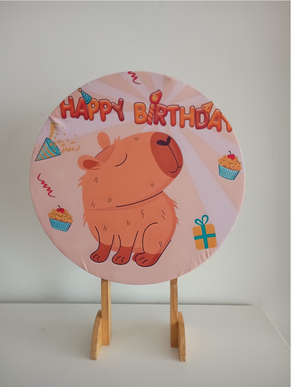 Capa Mini Painel Capivara - Mary Decor Festas & Locações