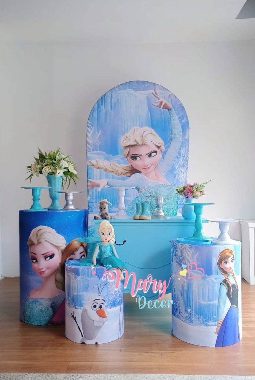 Elsa Kit Festa Em Casa  - Mary Decor Festas & Locações