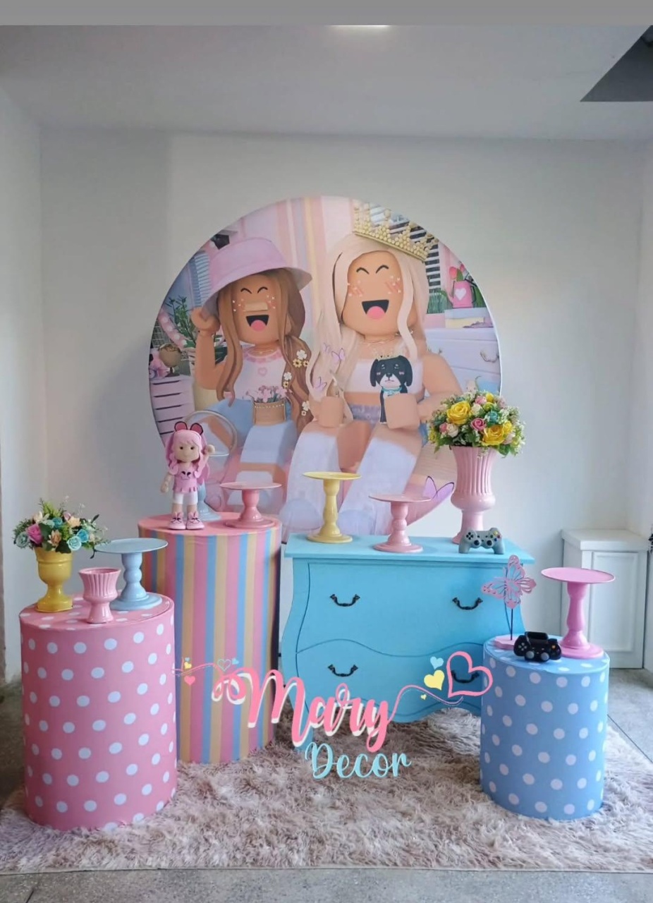 Roblox  Kit Festa Em Casa  - Mary Decor Festas & Locações