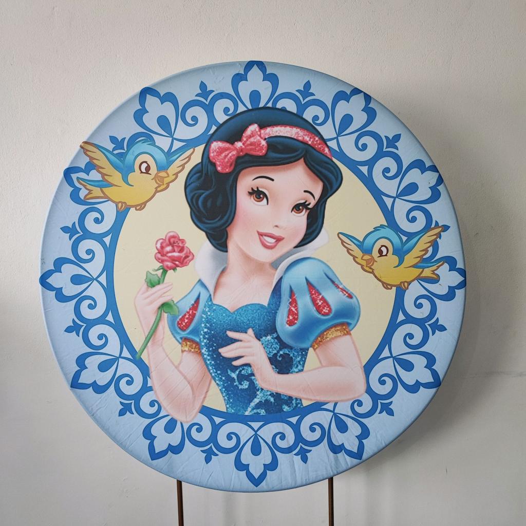 Capa Painel Branca de Neve     Medio 1X1 - Mary Decor Festas & Locações