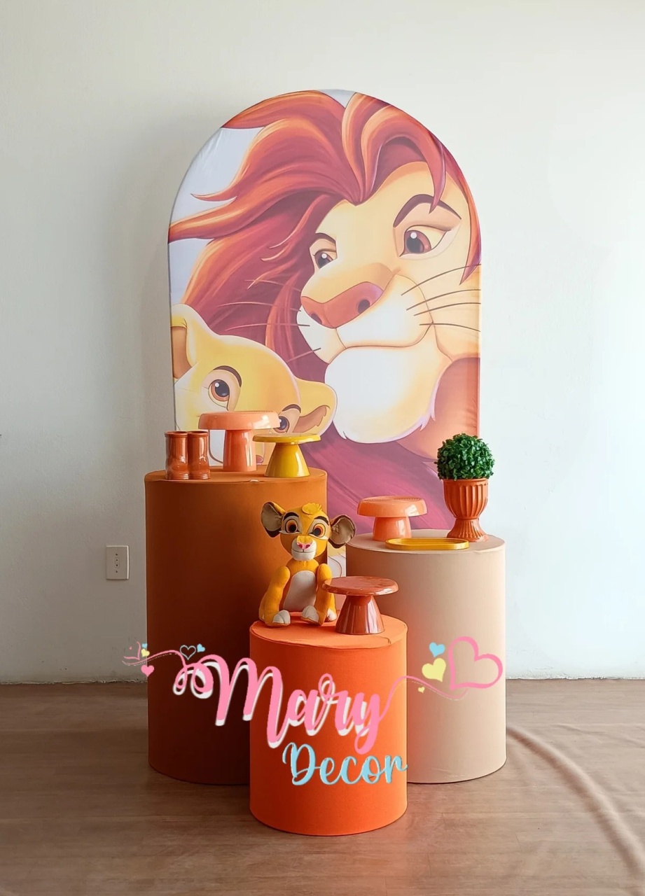  Rei Leão Kit Celebre Básico   - Mary Decor Festas & Locações