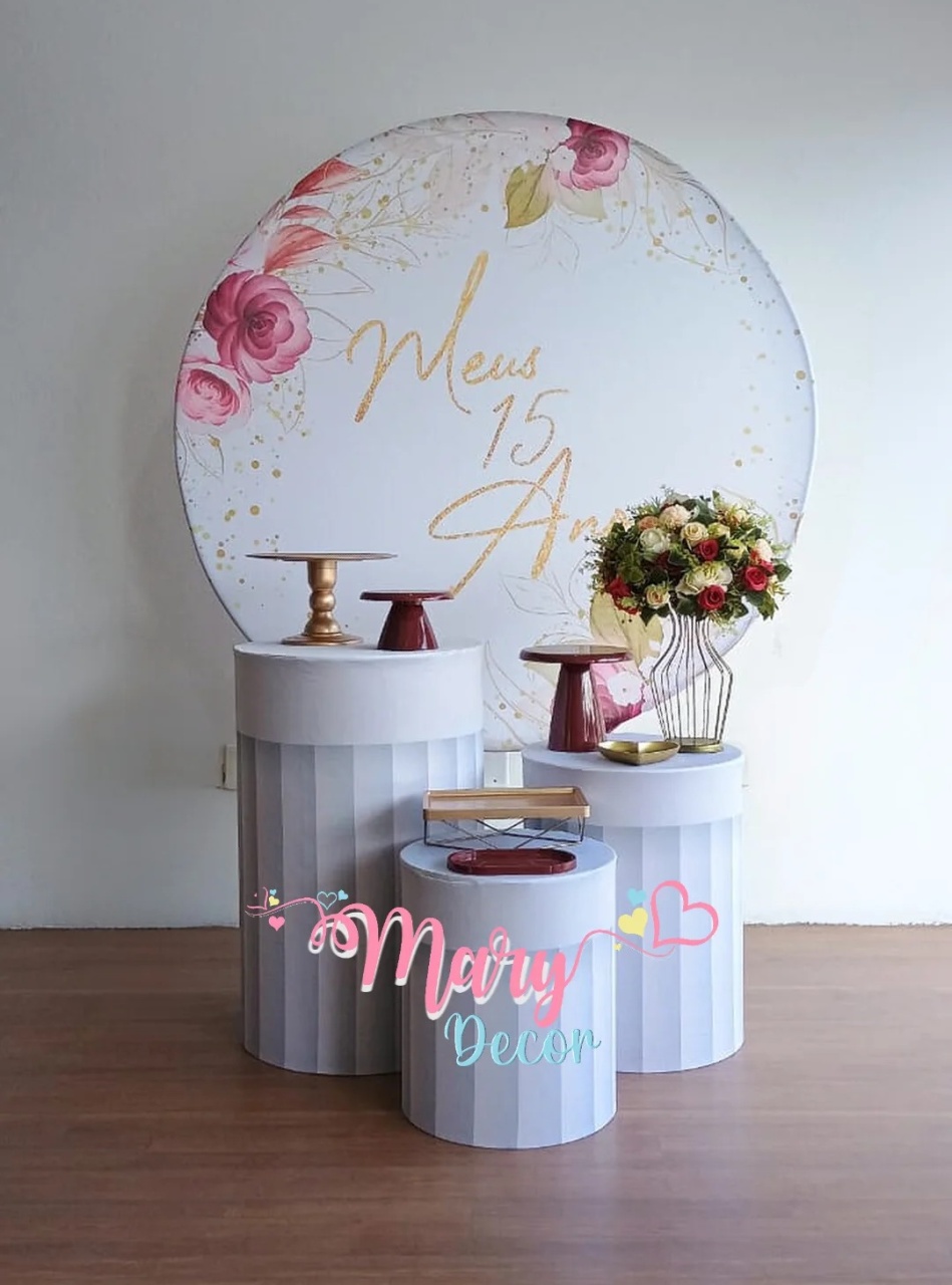 Meus 15 Anos Só Um Bolinho Adulto  - Mary Decor Festas & Locações