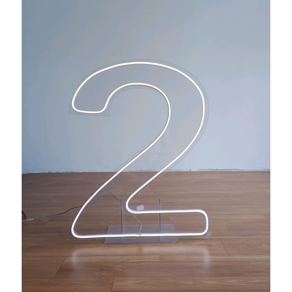 Numeral 2 Led G - Mary Decor Festas & Locações