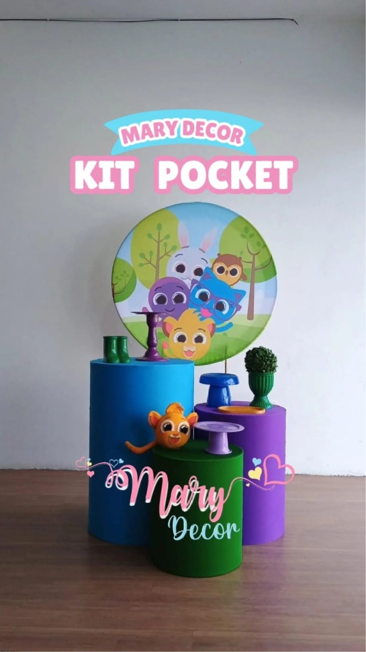 Kit Pocket Bolofofo - Mary Decor Festas & Locações
