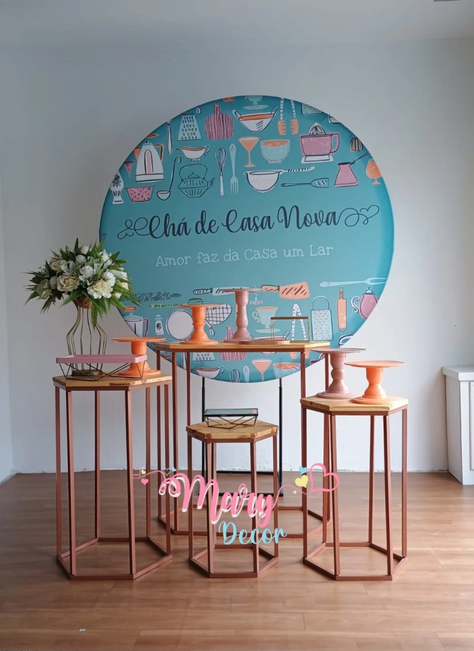   Chá de Casa Nova Kit Festa Em Casa - Mary Decor Festas & Locações