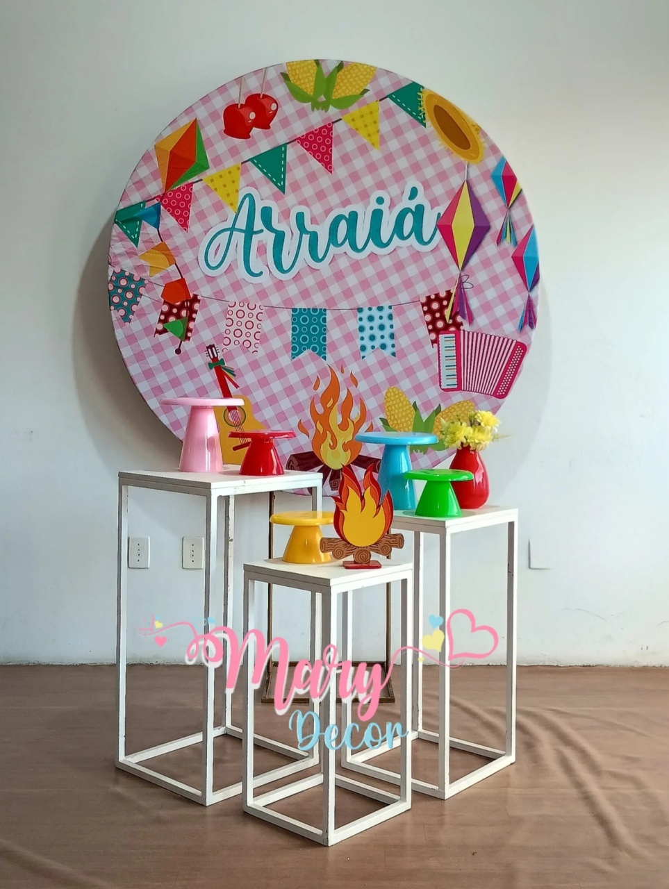 Arraia Kit Só Uma Coisinha Simples   - Mary Decor Festas & Locações