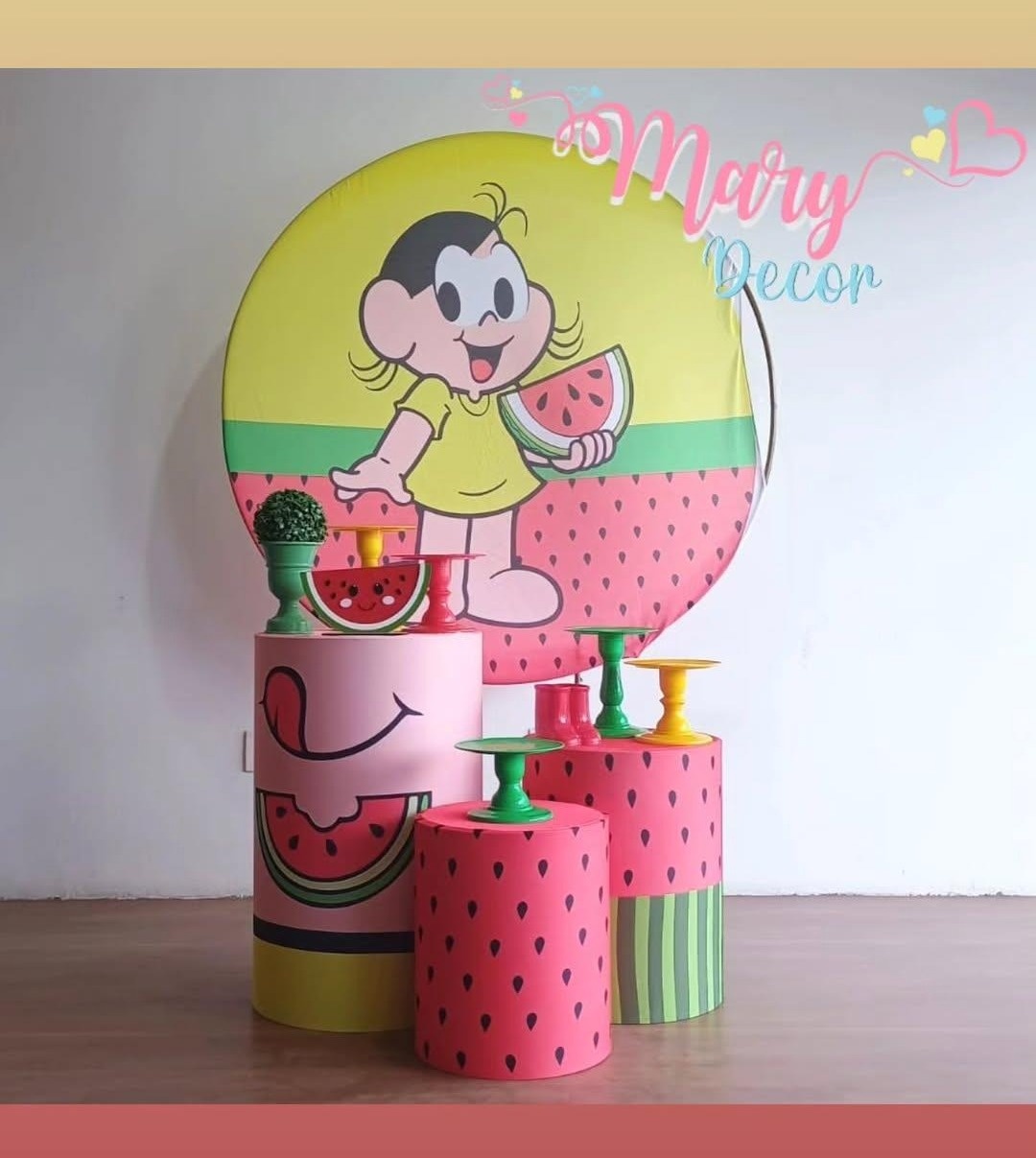 Magali Kit Só Um Bolinho  - Mary Decor Festas & Locações