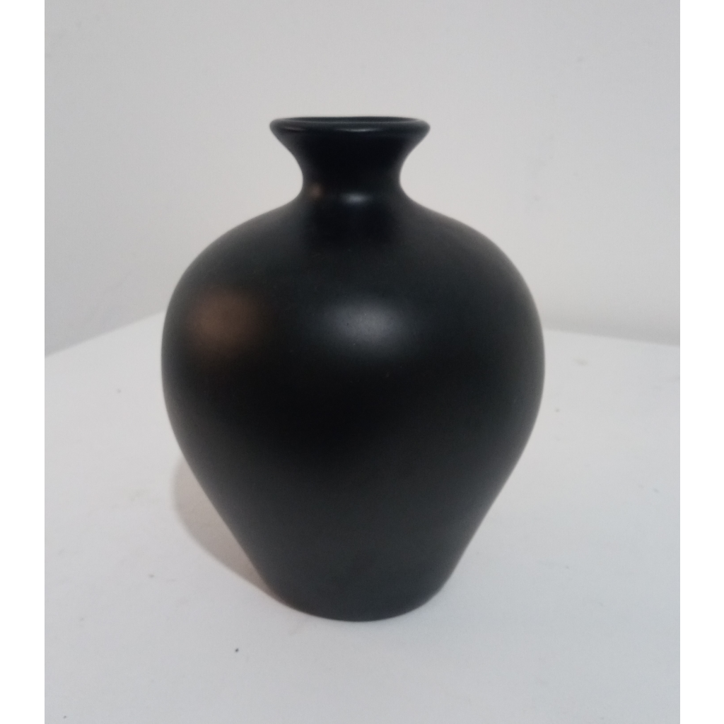 Vaso Preto Moringa - Mary Decor Festas & Locações