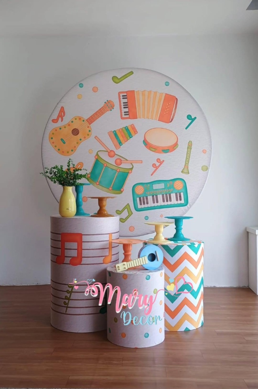 Notas Musicais Kit Só Um Bolinho  - Mary Decor Festas & Locações