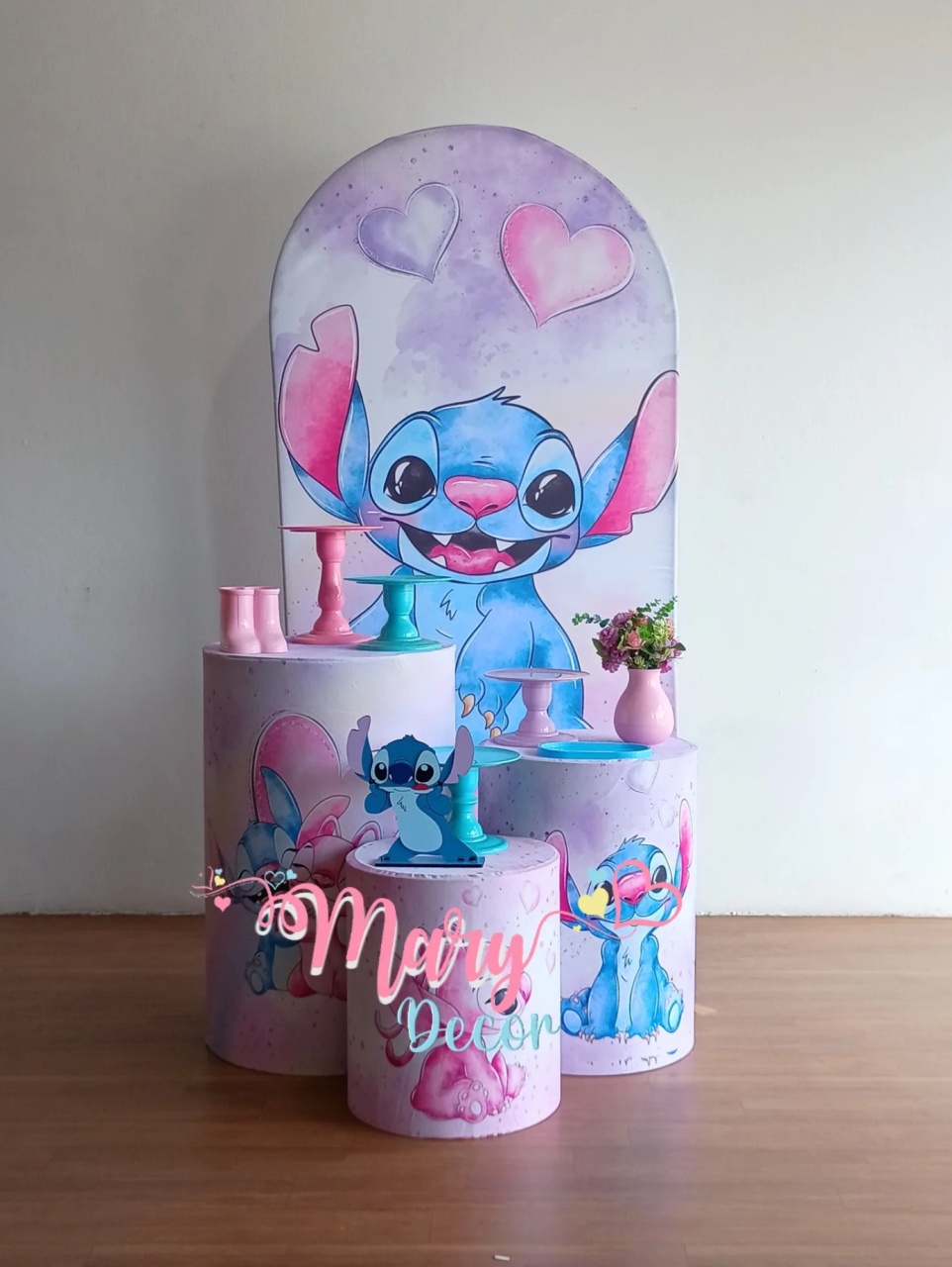 Stitch  Kit Só Bolinho Celebre   - Mary Decor Festas & Locações