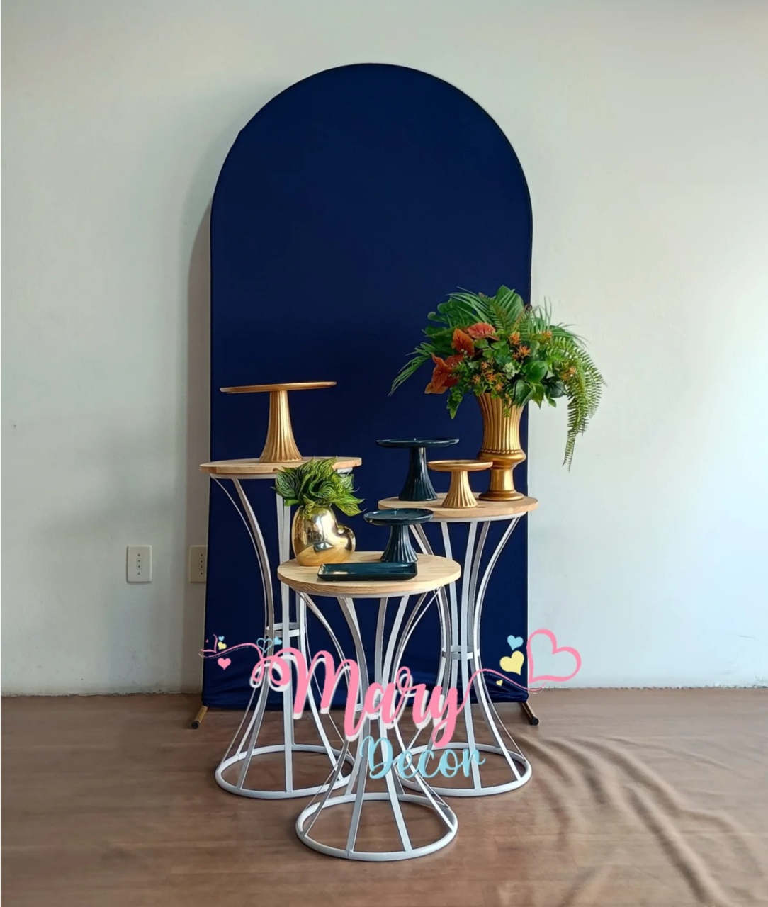 Azul Petróleo Kit Celebre   - Mary Decor Festas & Locações