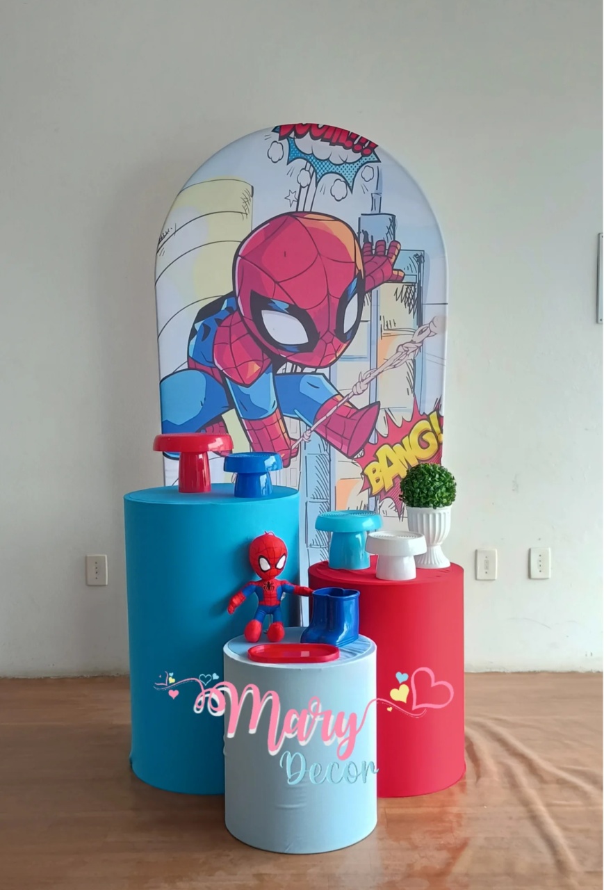 Homem Aranha Baby Kit Basico - Mary Decor Festas & Locações