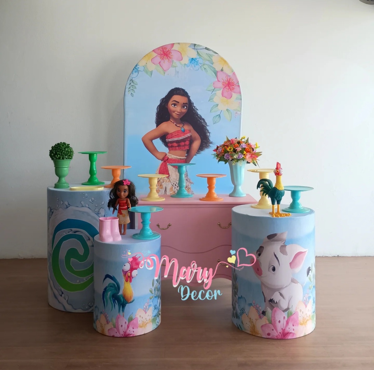 Moana Kit Festa Em Casa - Mary Decor Festas & Locações