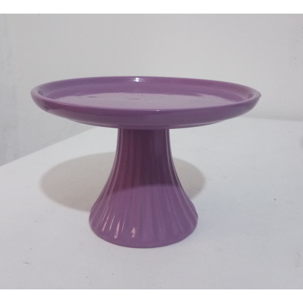 Bandeja Ceramica Lilas P - Mary Decor Festas & Locações