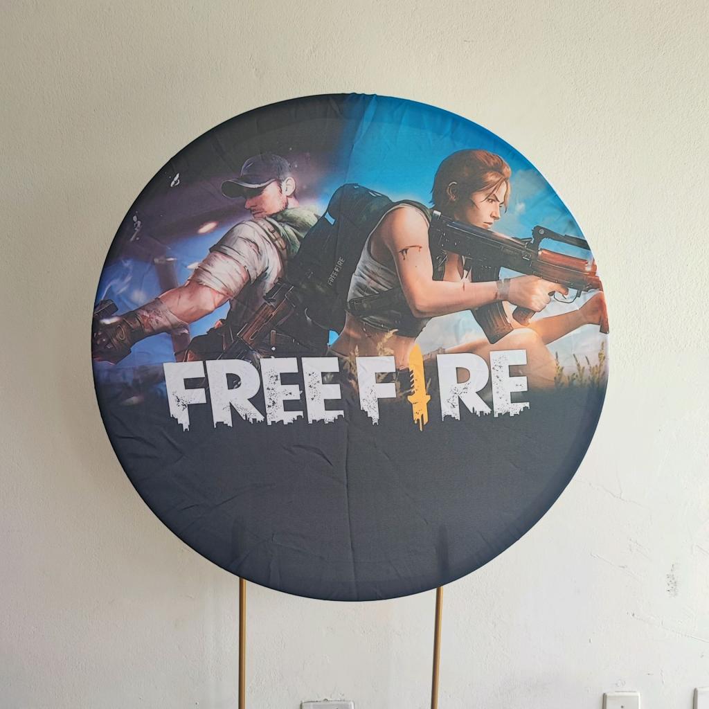 Capa Painel Free Fire   Medio 1.00X1.00 - Mary Decor Festas & Locações