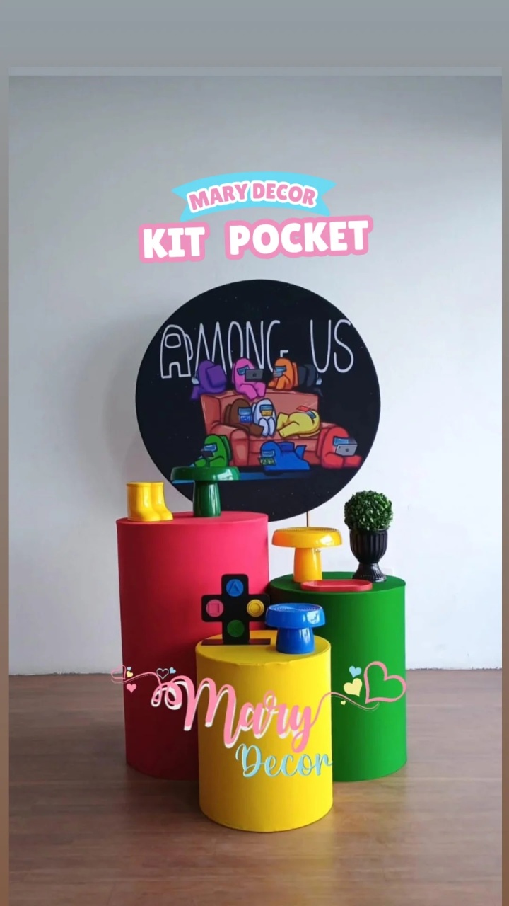 Kit Pocket Among Us - Mary Decor Festas & Locações
