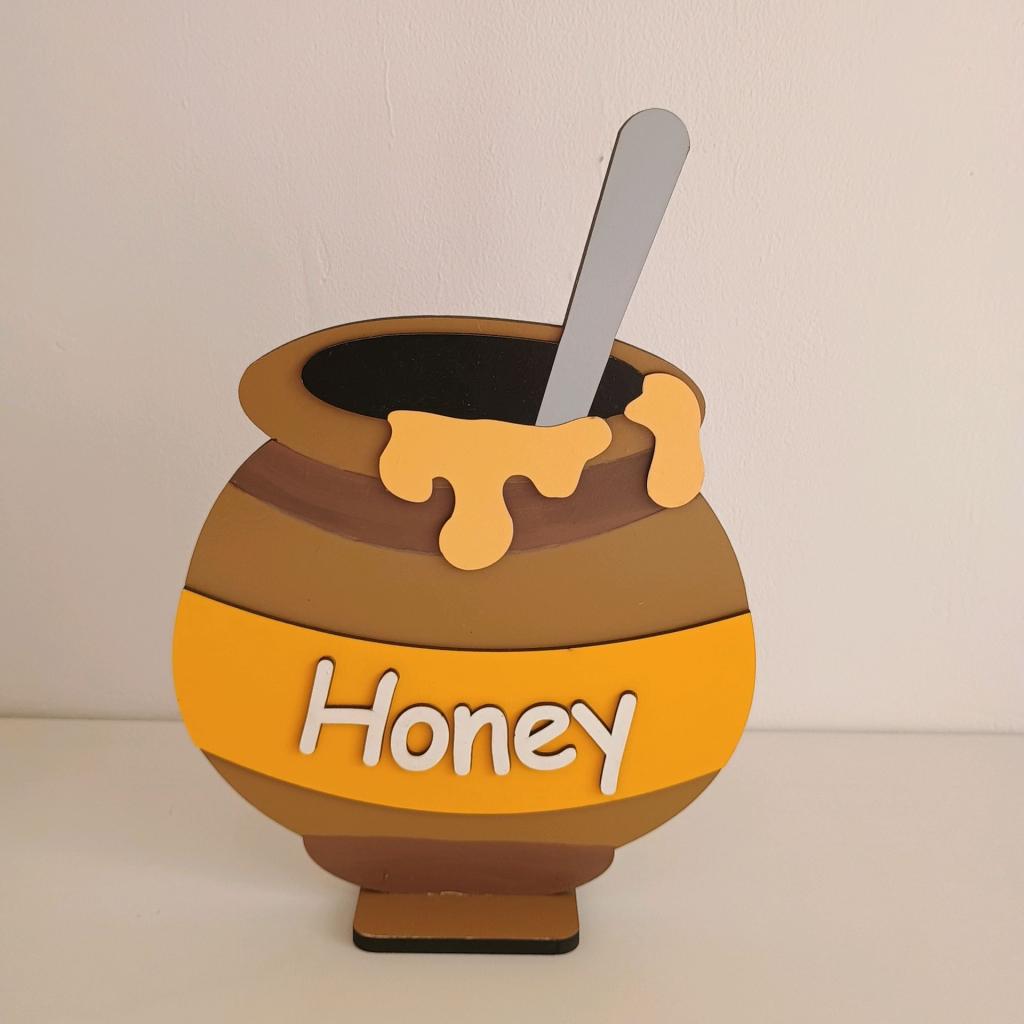 Pote de Mel Em Mdf Abelhinha - Mary Decor Festas & Locações