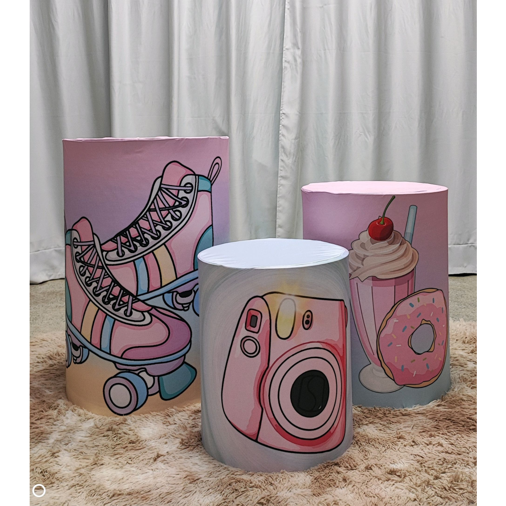 Trio de Capas de Cilindro Good Vibes - Mary Decor Festas & Locações