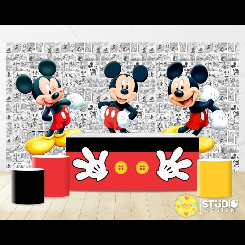 Painel Mickey Grande - Mary Decor Festas & Locações