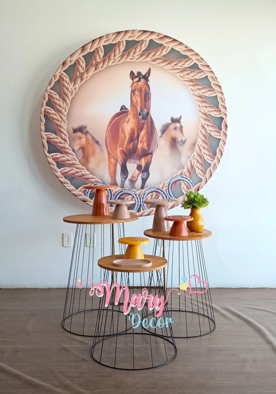 Cavalos Country  - Mary Decor Festas & Locações