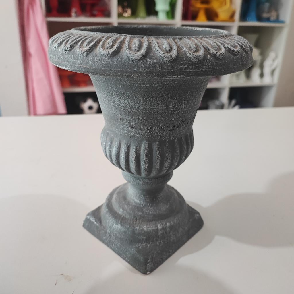 Vaso Grego Cimento - Mary Decor Festas & Locações