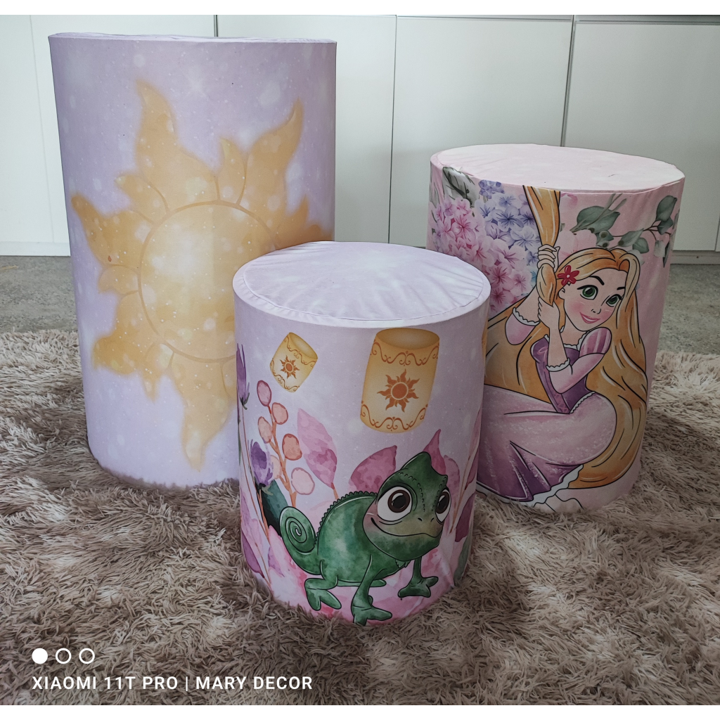 Trio de Capas Rapunzel - Mary Decor Festas & Locações