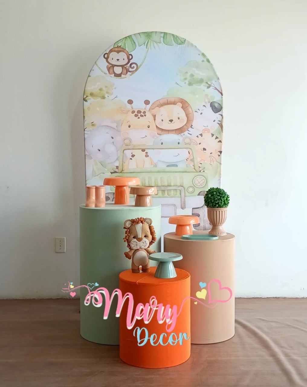 Safari Kit Celebre Básico  - Mary Decor Festas & Locações