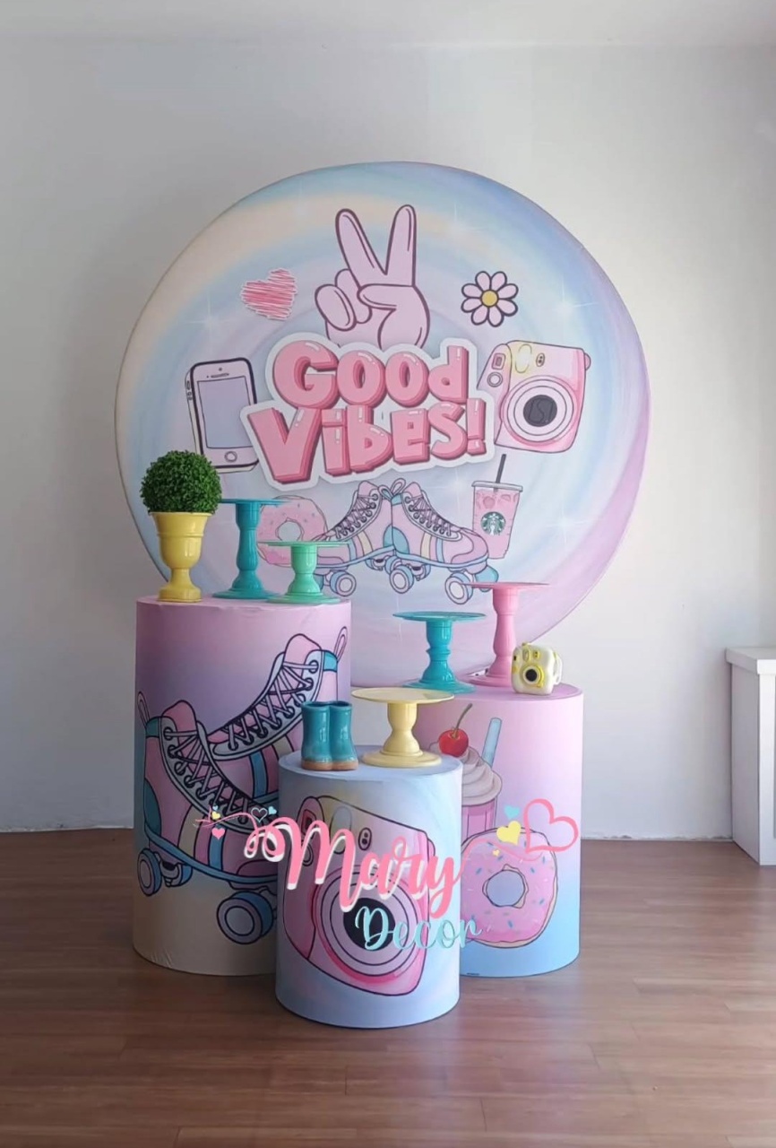 Good Vibes Kit Só Um Bolinho - Mary Decor Festas & Locações