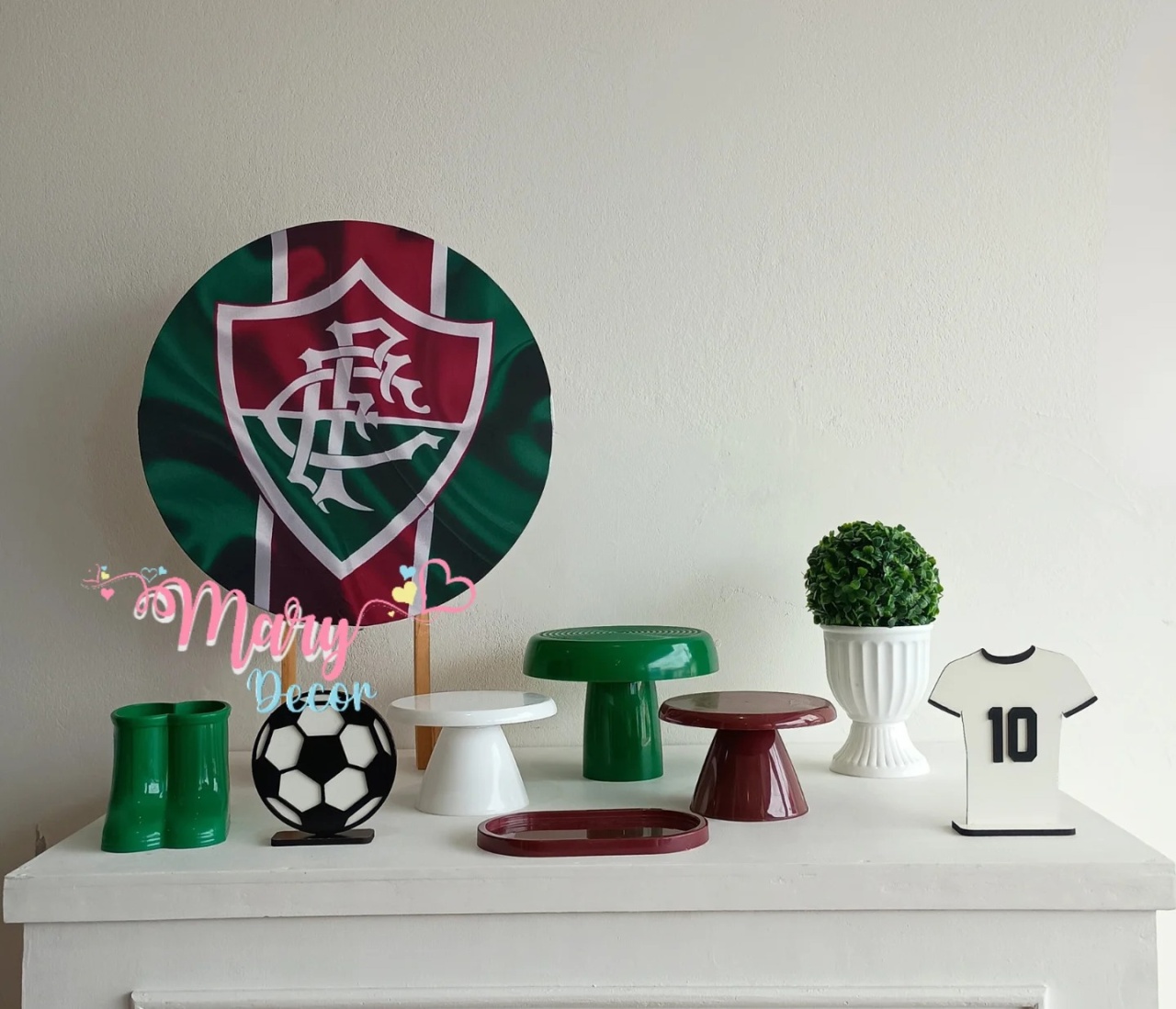 Mini Kit  Fluminense  - Mary Decor Festas & Locações