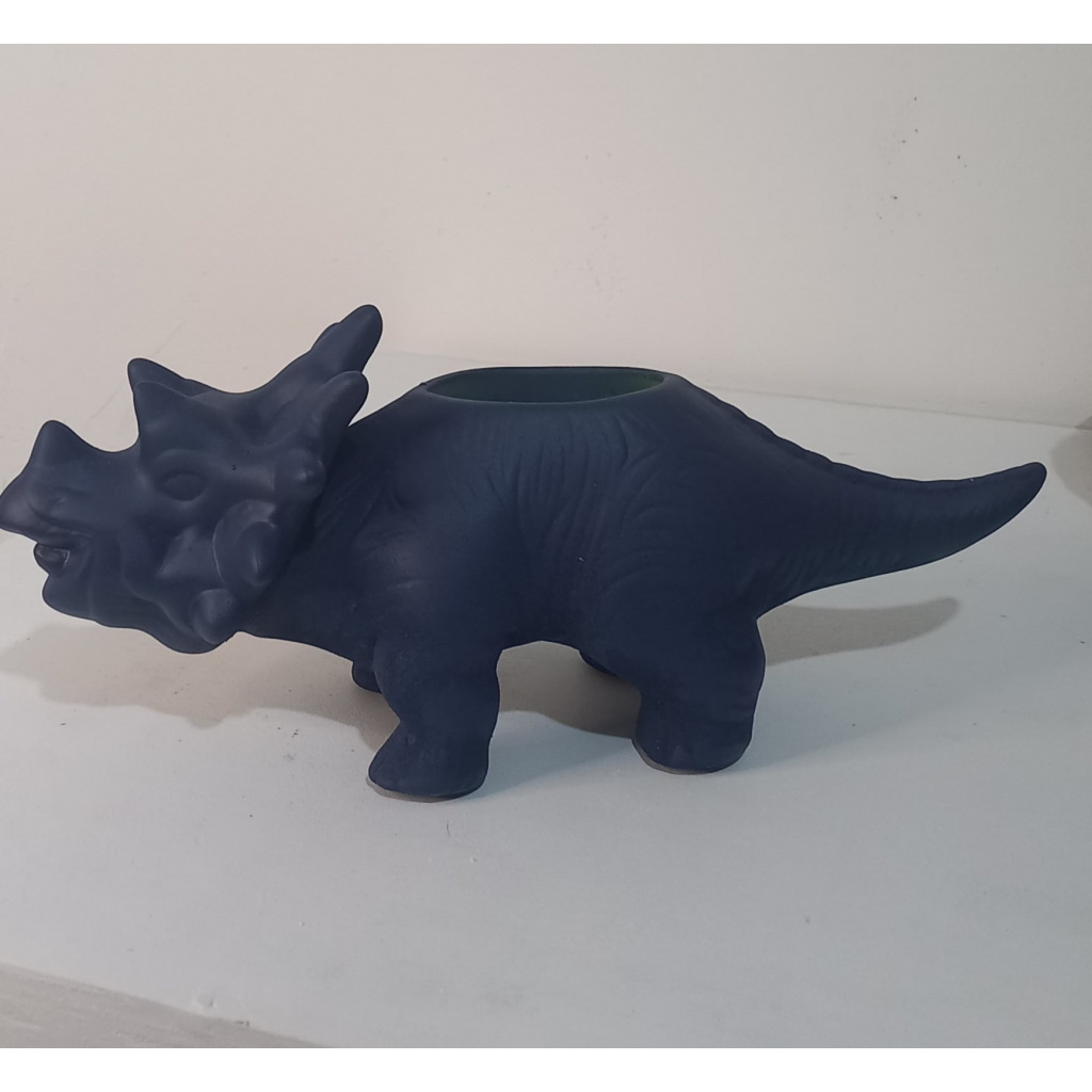 Dino Baby Ceramica Dinossauro Azul - Mary Decor Festas & Locações