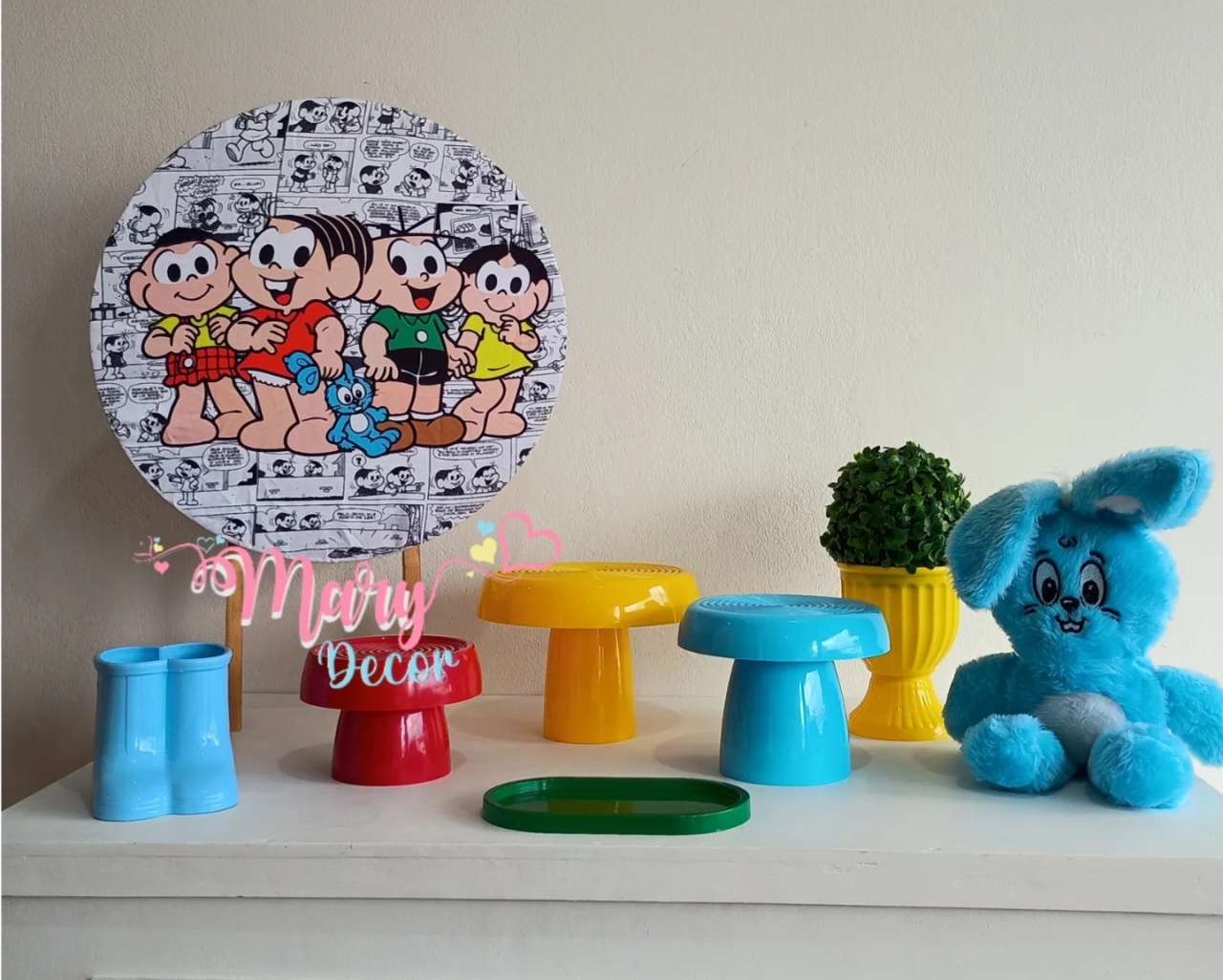 Mini Kit Turma da Mônica  - Mary Decor Festas & Locações