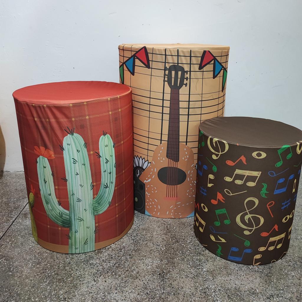 Trio Capas  de Cilindro  Festa Sao Joao Junina - Mary Decor Festas & Locações