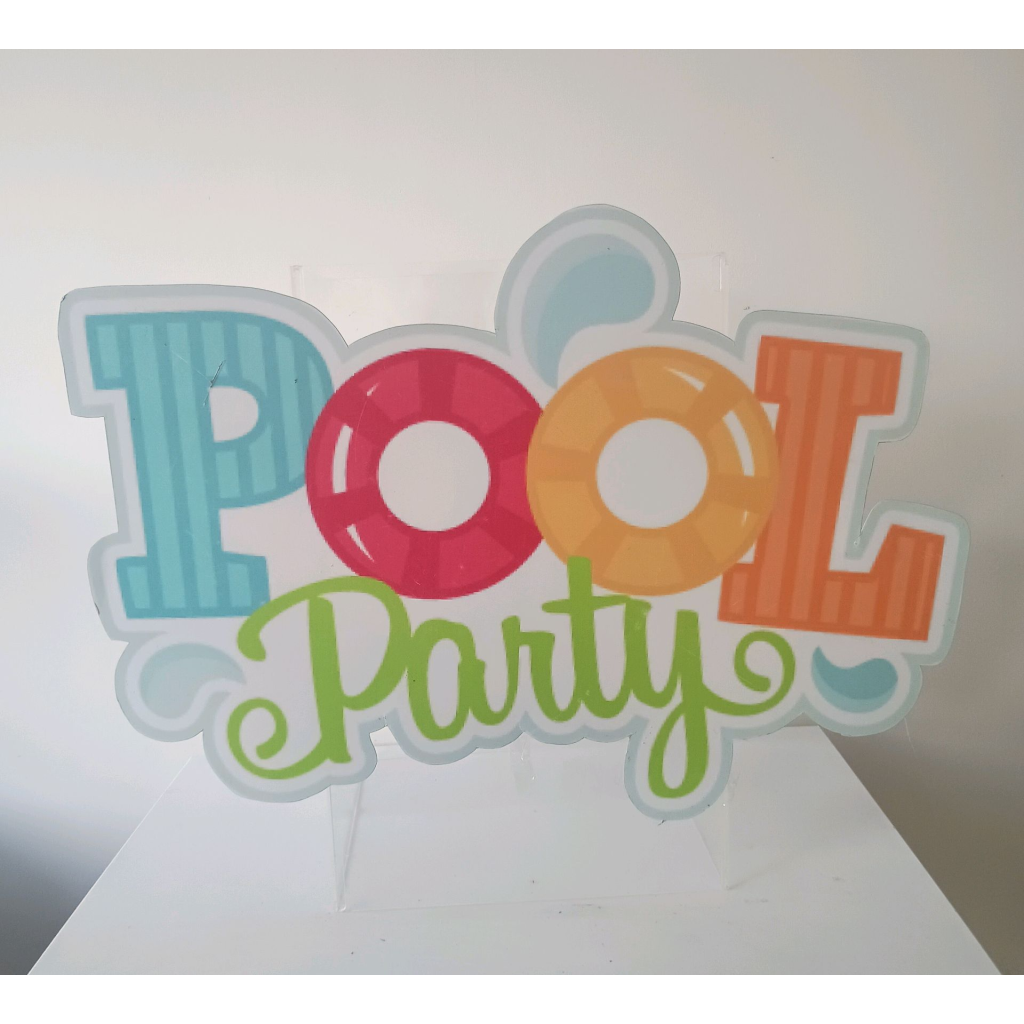 Display Pool Party - Mary Decor Festas & Locações