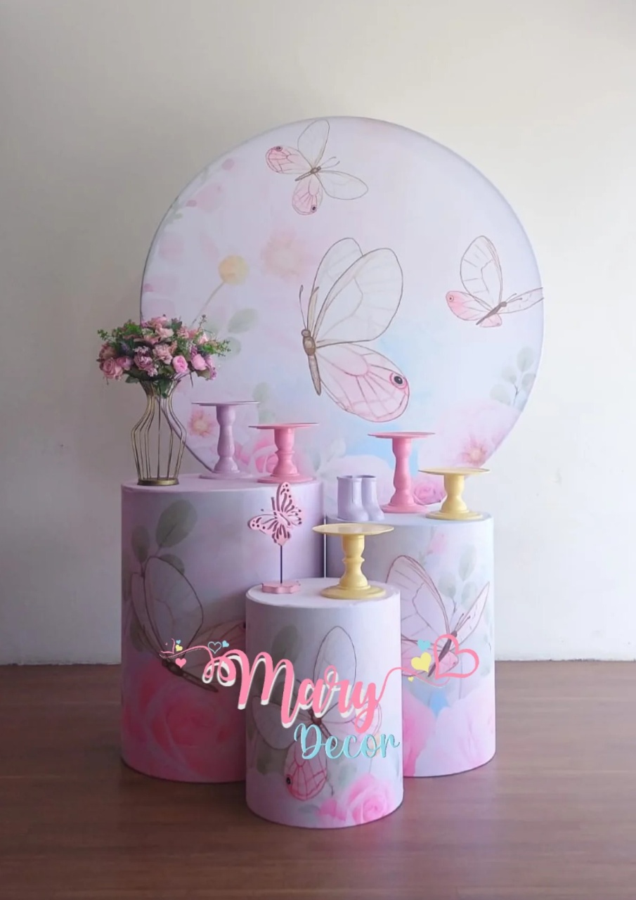 Jardim  Chá de Bebê Kit Só Um Bolinho  - Mary Decor Festas & Locações