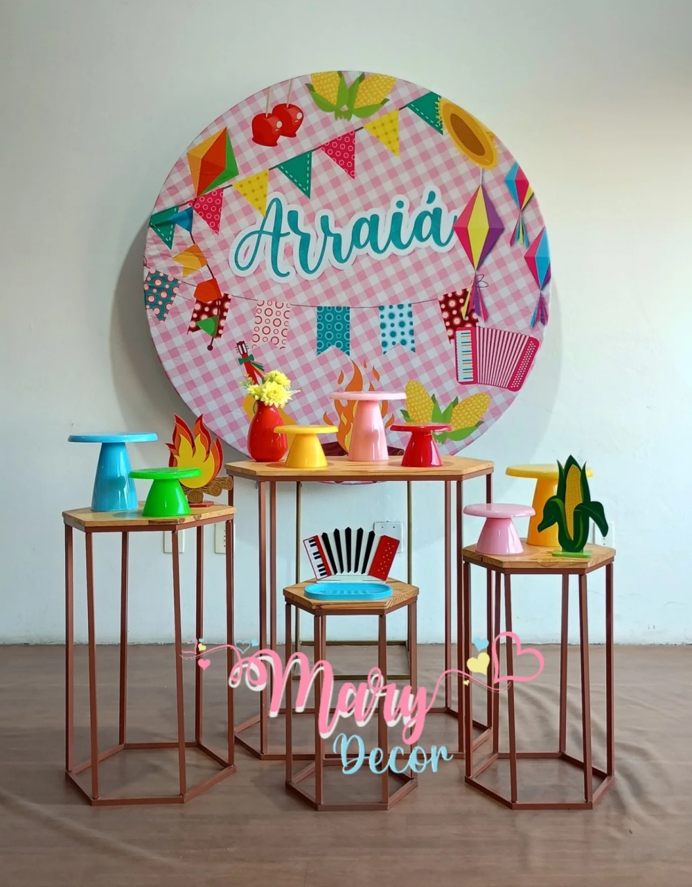 Arraia Kit Festa Em Casa Adulto  - Mary Decor Festas & Locações