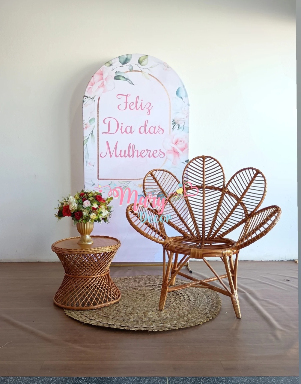  Dia da Mulher  Instagramavel  Kit Glamour  - Mary Decor Festas & Locações