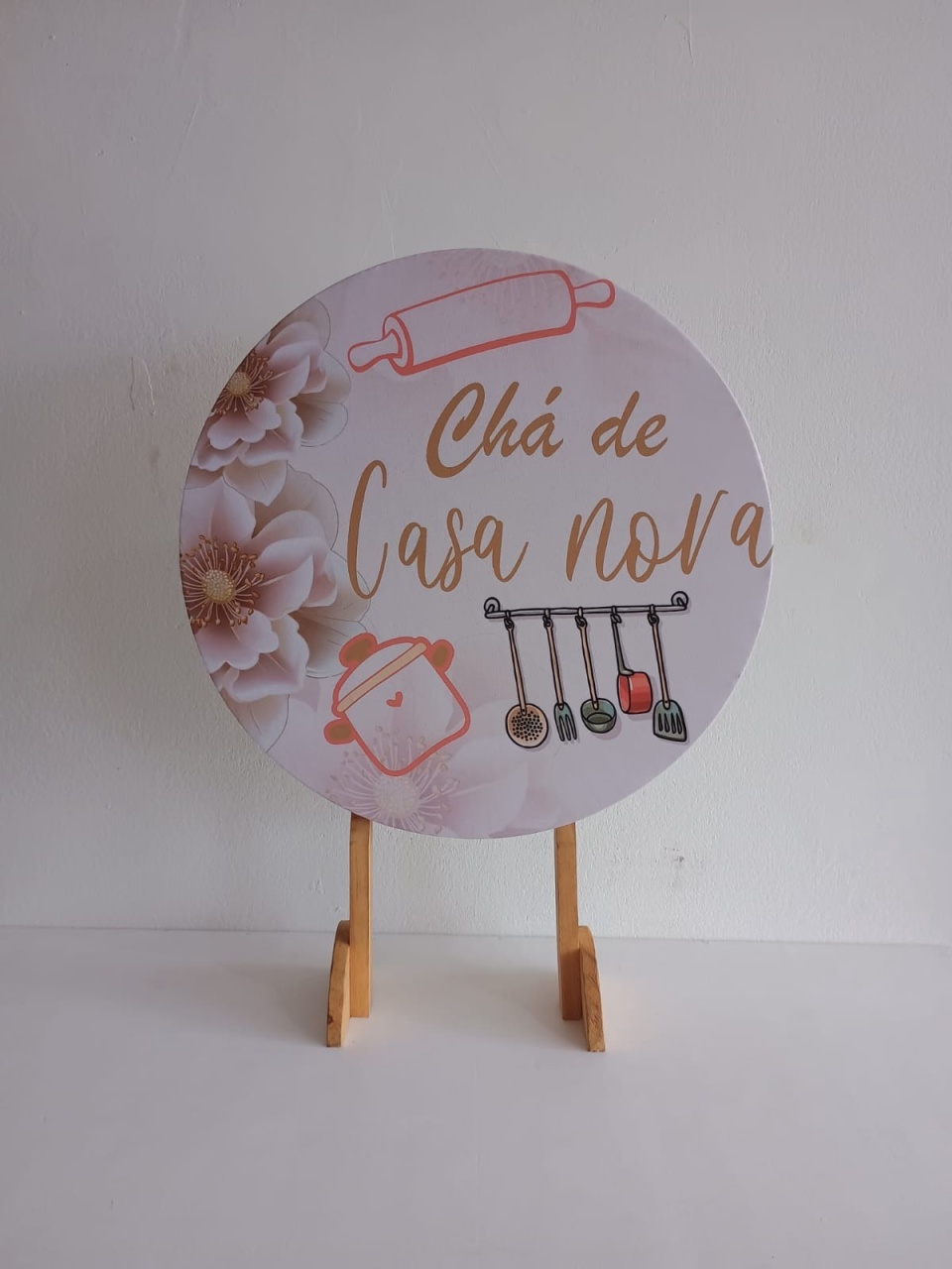 Chá de Casa Nova Capa Para Mini Painel 0,50X0,50 - Mary Decor Festas & Locações