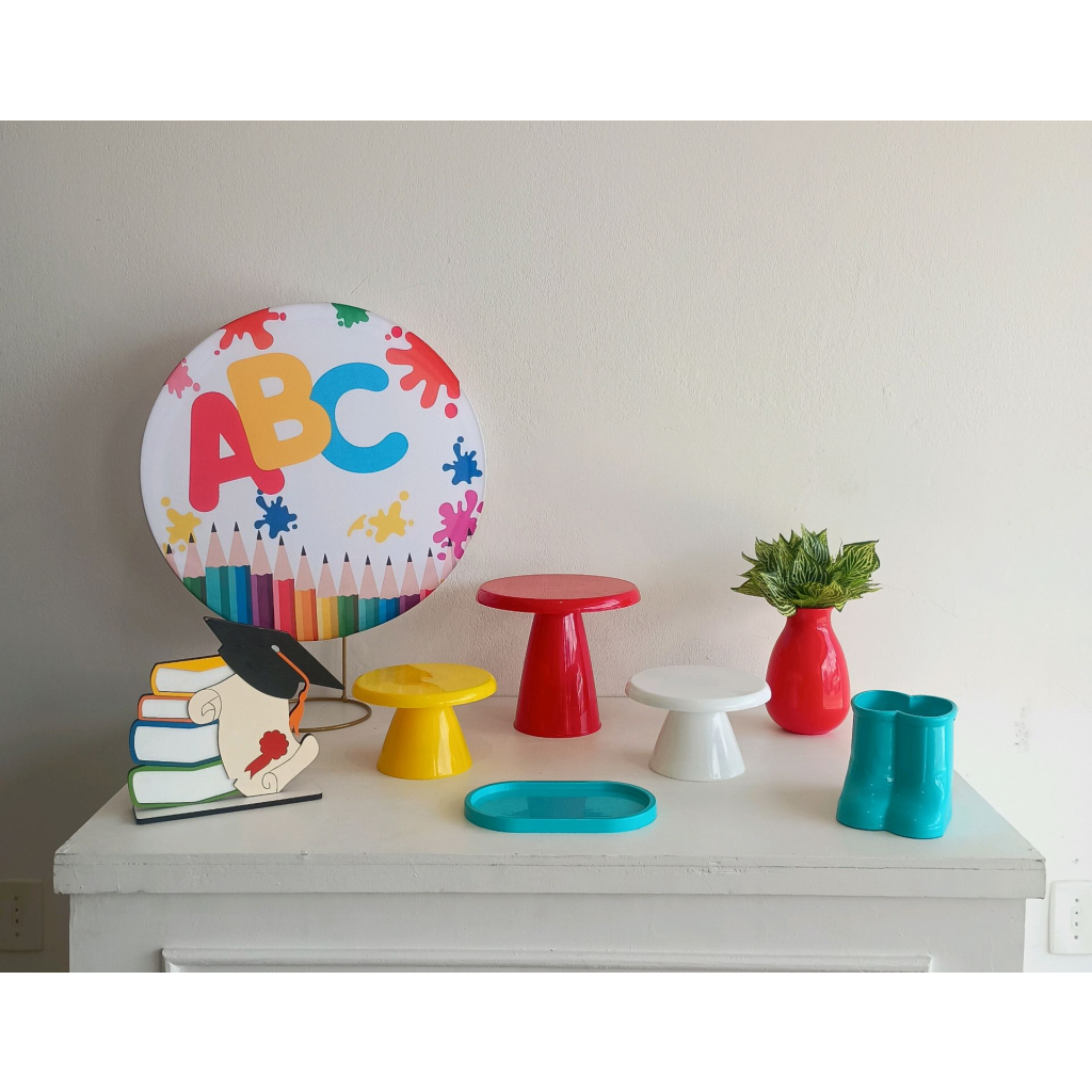 Mini Kit Abc Festa Na Mesa - Mary Decor Festas & Locações