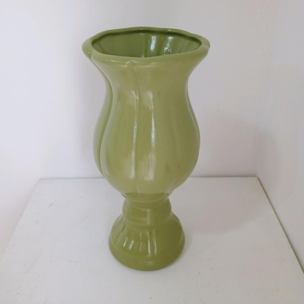 Vaso Arranjo P Verde Oliva - Mary Decor Festas & Locações