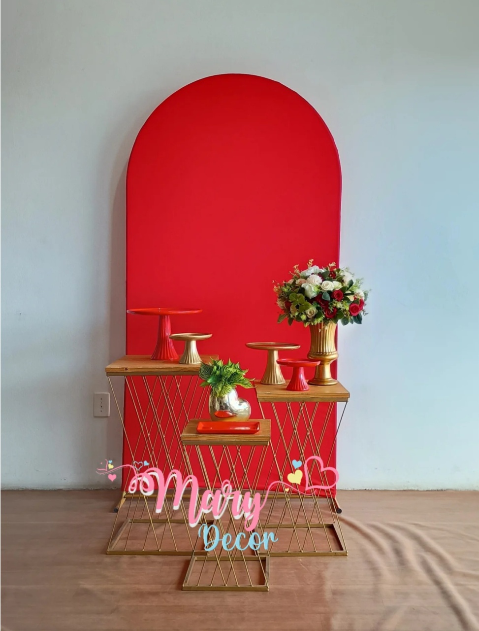 Vermelho Kit Celebre - Mary Decor Festas & Locações