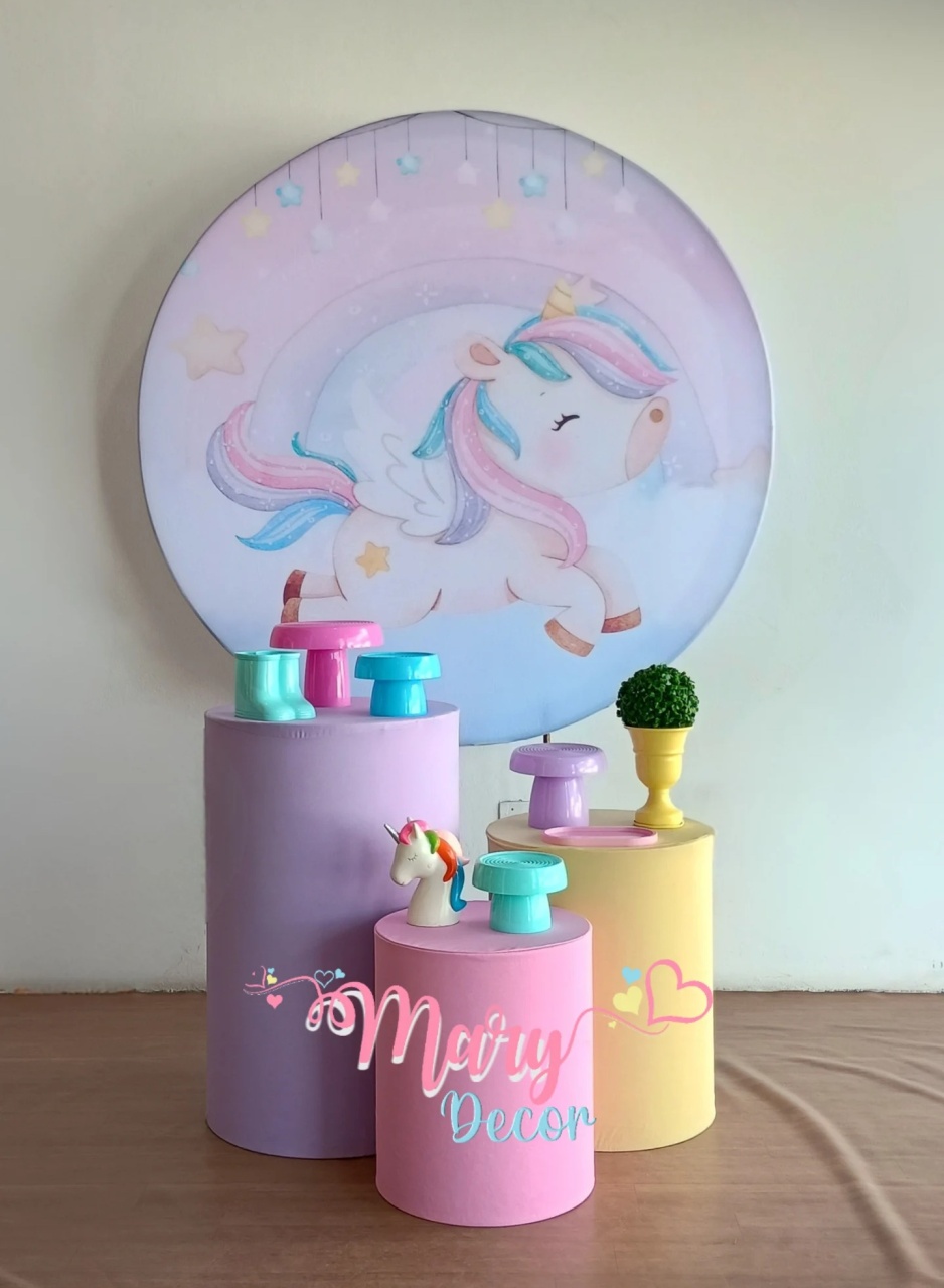 Unicornio Kit Básico  - Mary Decor Festas & Locações