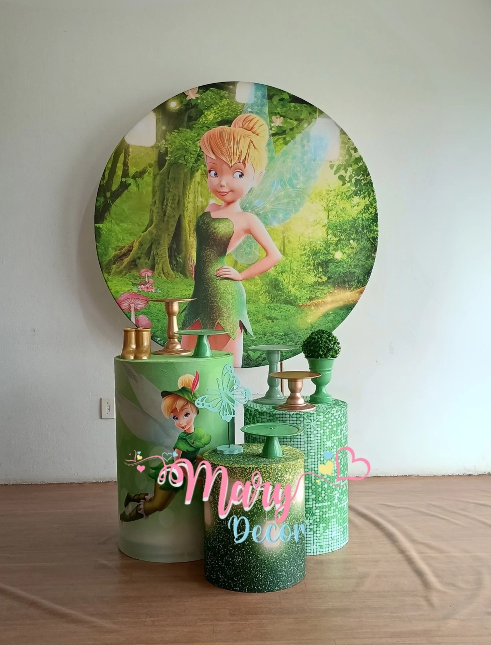  Sininho Kit Só Um Bolinho  - Mary Decor Festas & Locações